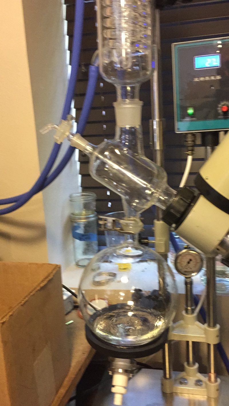 Condenser detail during a lab walkthrough. We ask a lot of questions on these vi